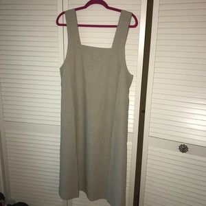 Canlemon linen tan dress